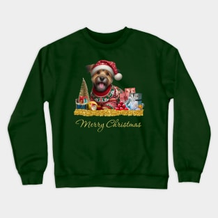 Merry Christmas Terrier Crewneck Sweatshirt